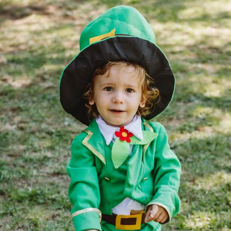 DEGUISE TOI St. Patrick Leprechaun Damen-Kostüm – Grünes Kleid Mit Hut Und Umhang
