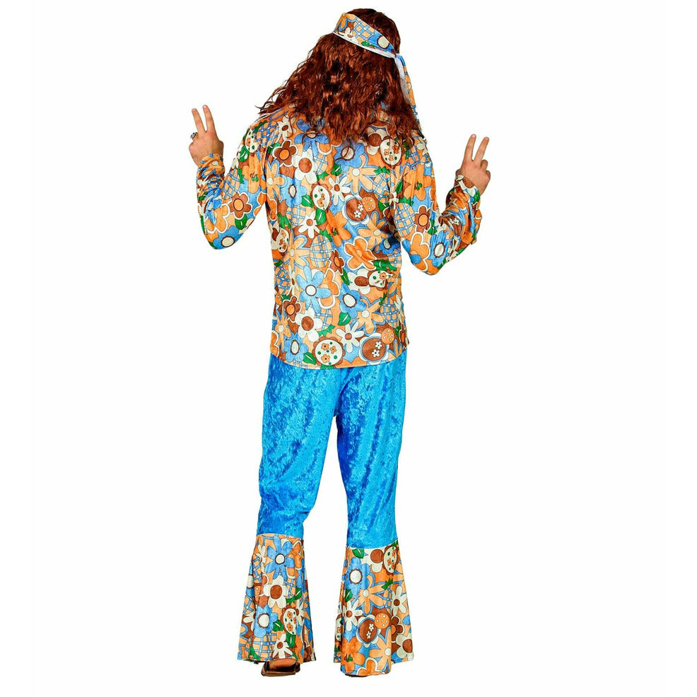 Disfraz XL de Hippie Turquesa hombre | Don Disfraz