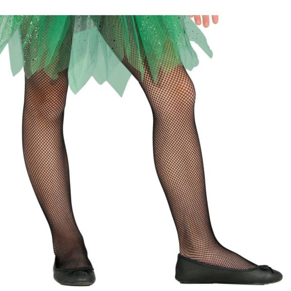 Netzstrumpfhose schwarz für Kinder