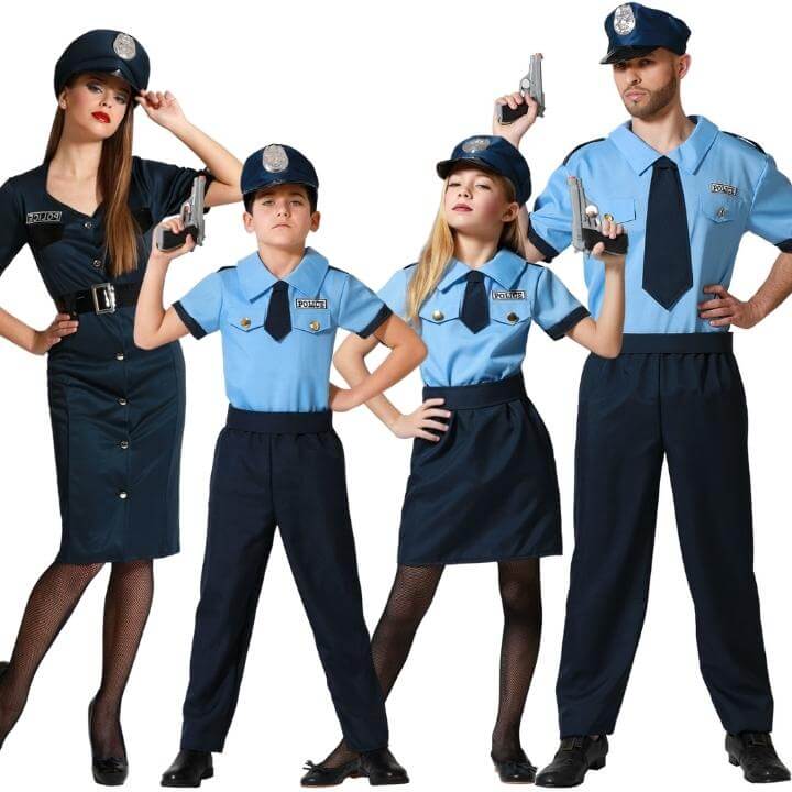 Polizei Basic Gruppenkostüme