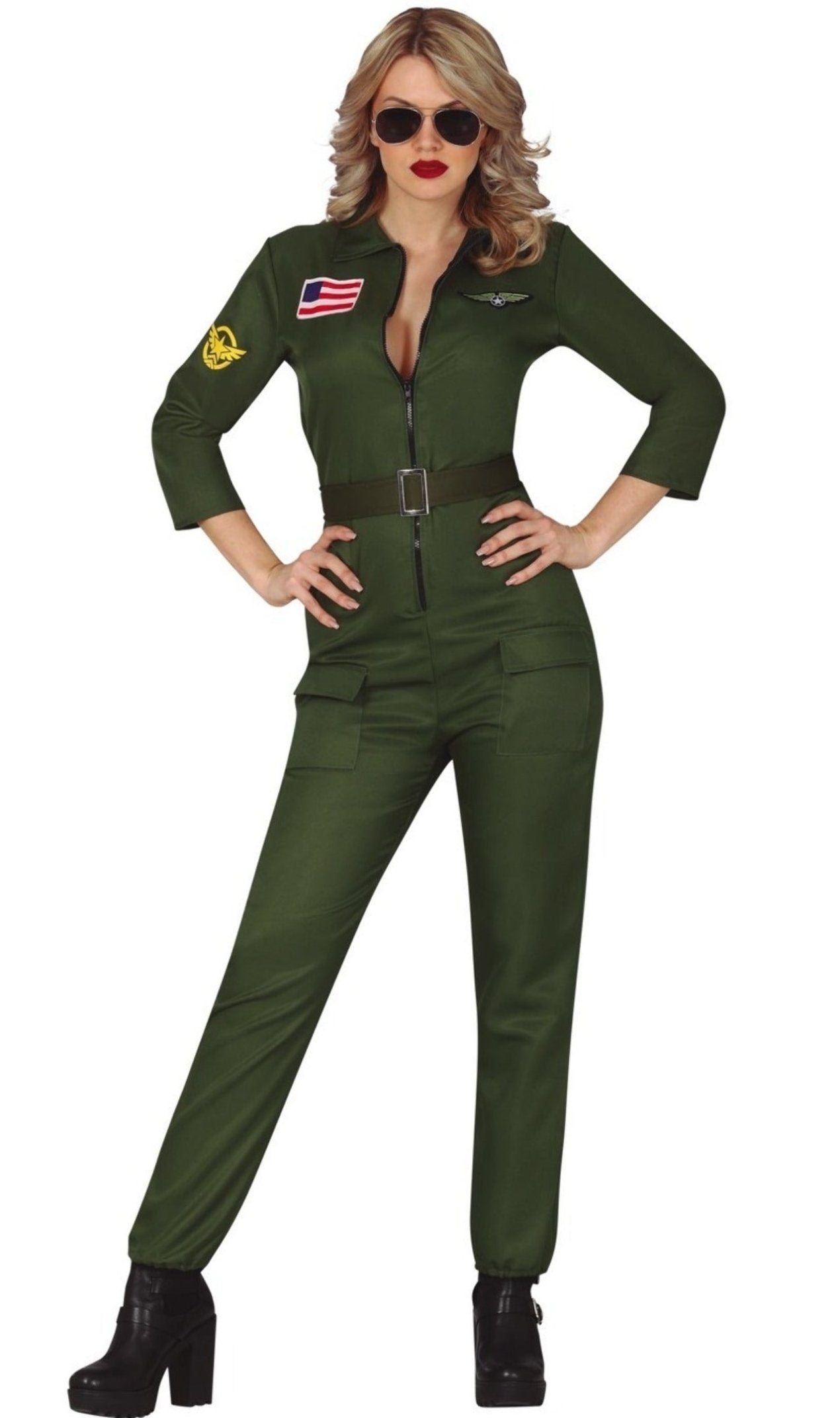 Kampfjet Pilot Eco Gruppenkostüme