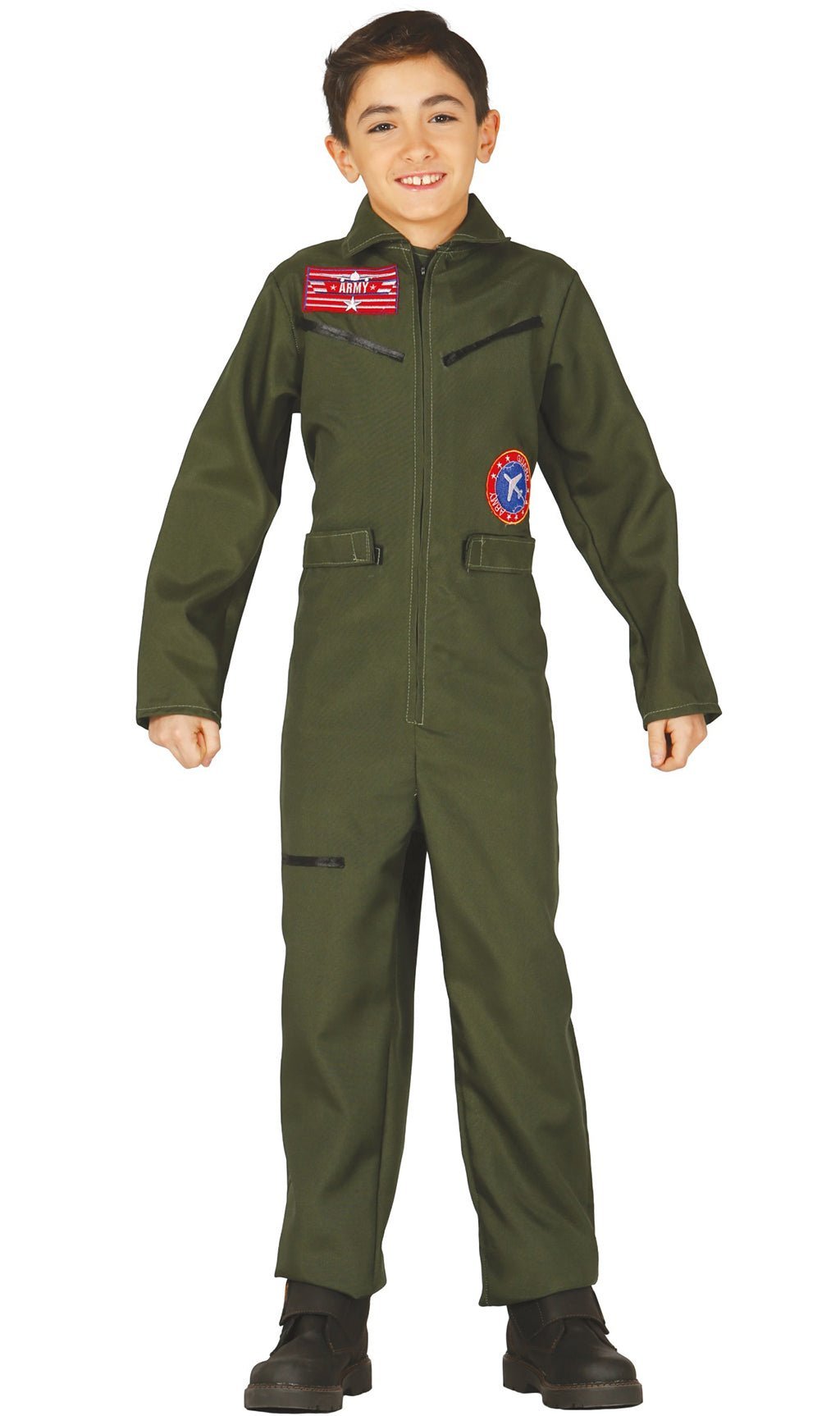 Kampfjet Pilot Eco Gruppenkostüme