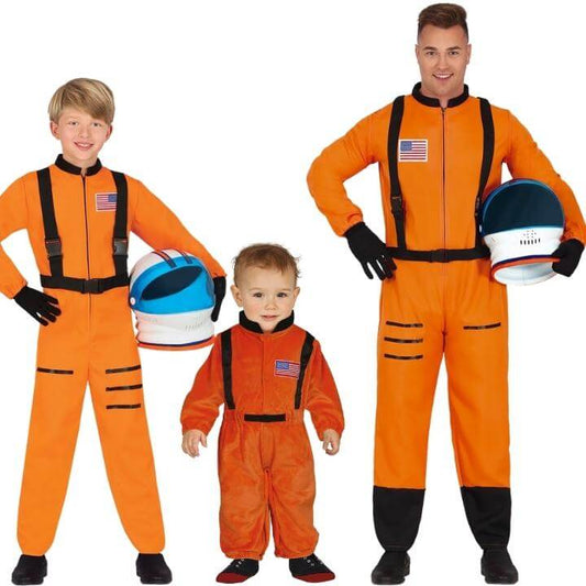 Astronaut orange Gruppenkostüme