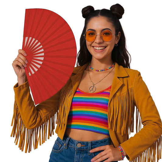 Großer, roter Fächer