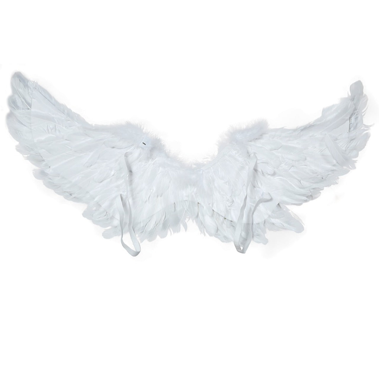 Weiße Flügel mit Licht