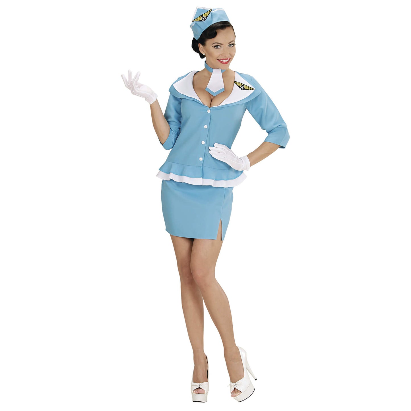 Retro-Flugbegleiterin-Kostüm für Damen