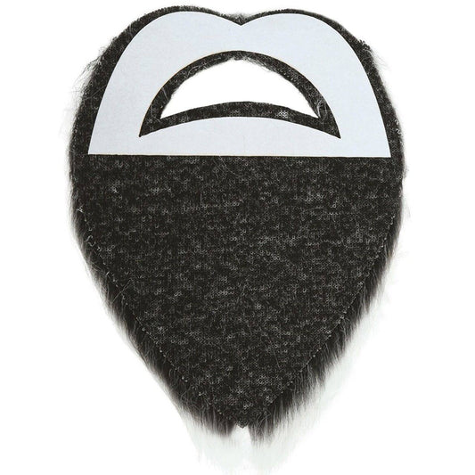 Grauer Bart mit Schnurrbart