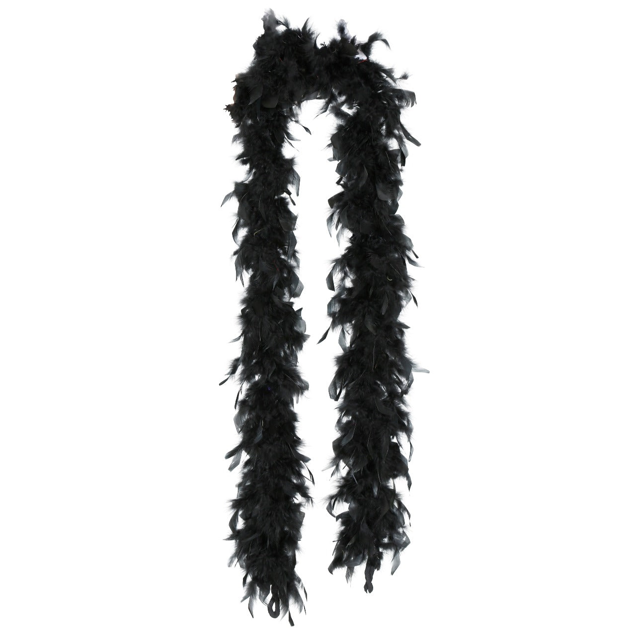 Schwarze Federboa 80g