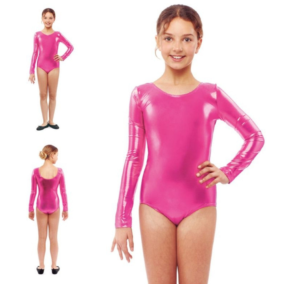 Rosa Metallic-Body für Kinder