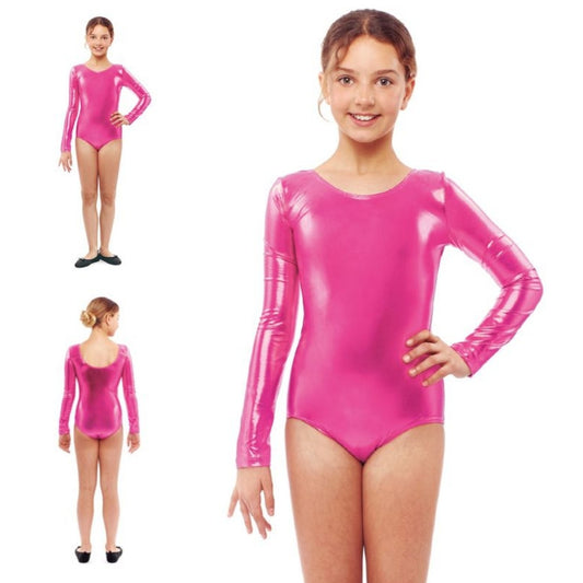 Rosa Metallic-Body für Kinder