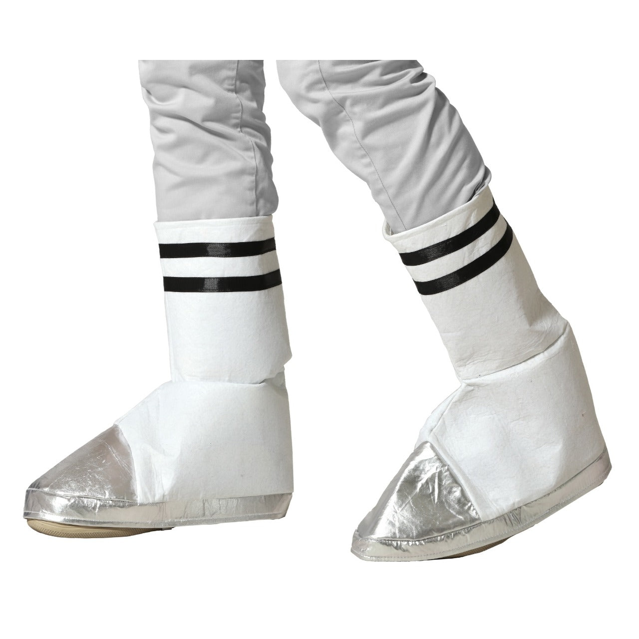 Weiße Astronautenstiefel