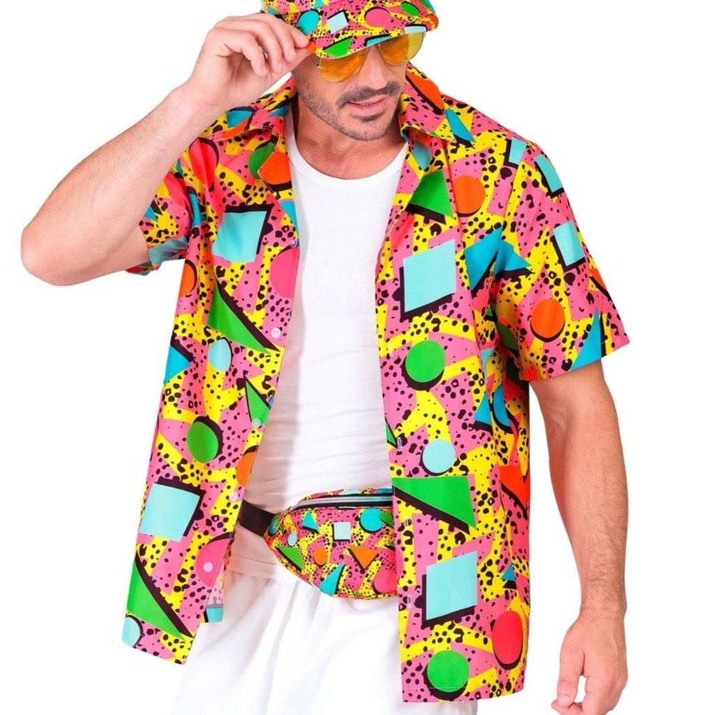 80er Jahre Hemd Funky