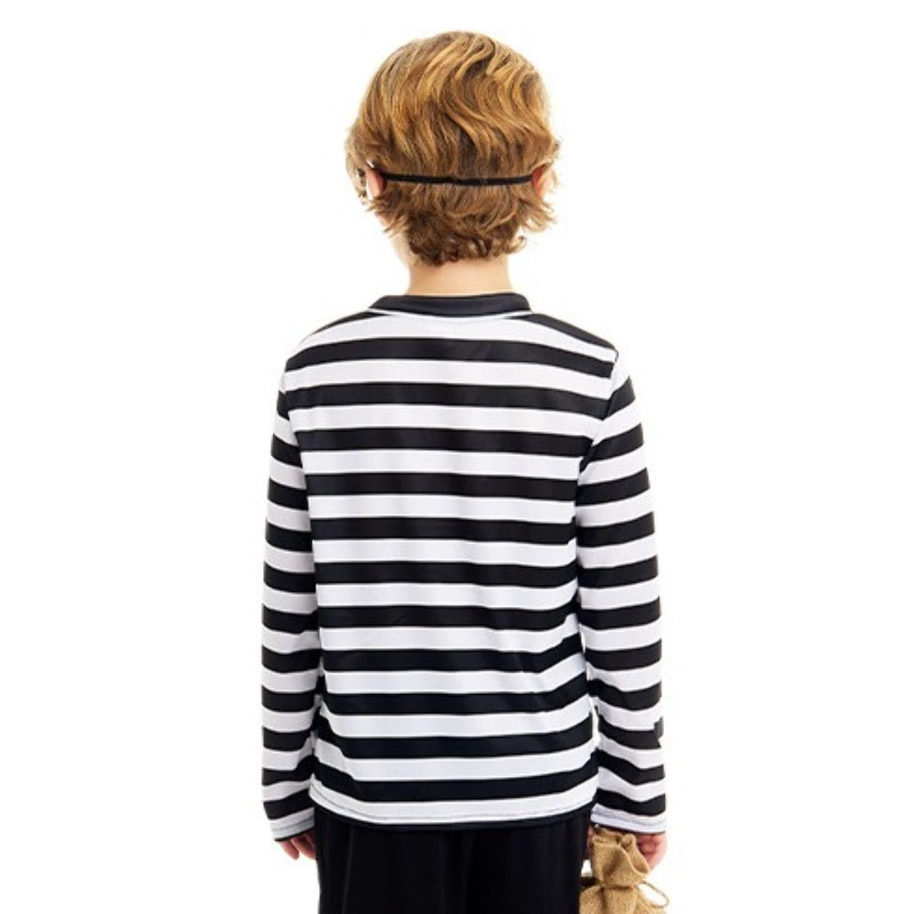 Gestreiftes Dieb-T-Shirt für Kinder