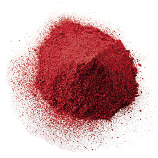 Roter Holi-Farbpulver-Kanone