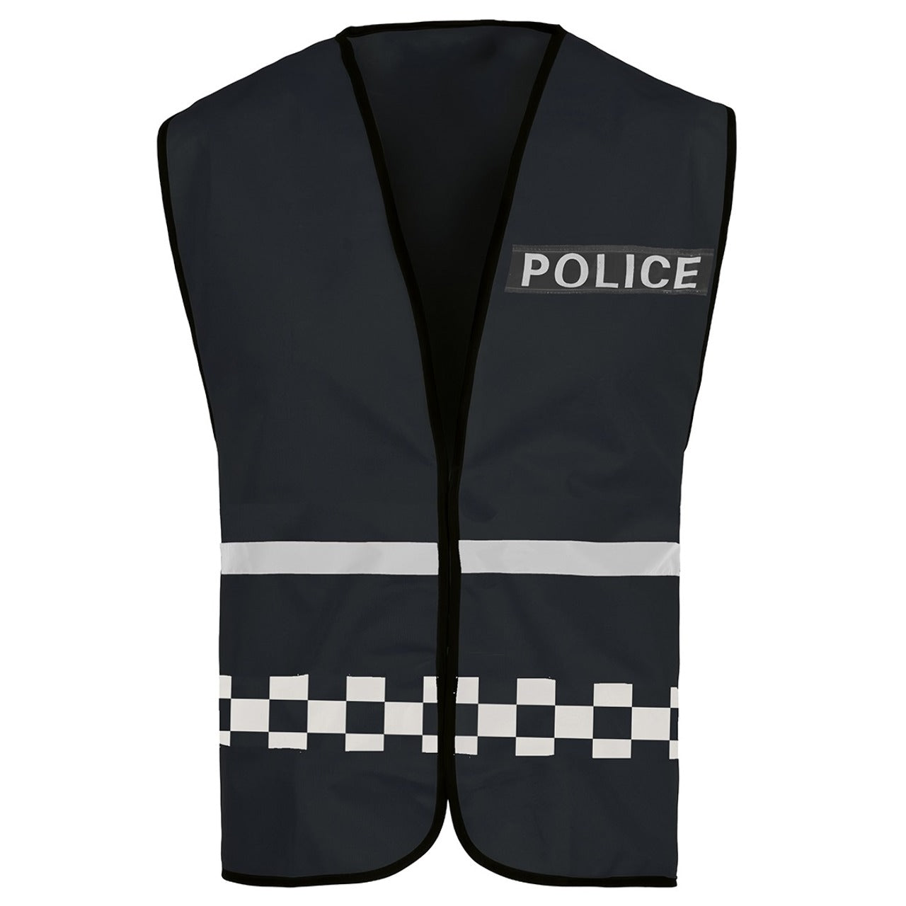 Schwarze Polizei-Weste
