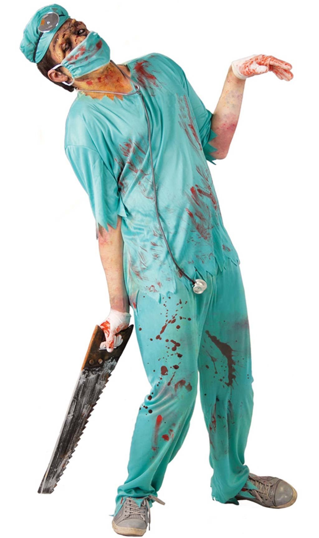 Arzt und Krankenschwester Zombie Paarkostüme