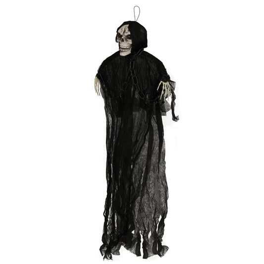 Leuchtende Totenkopf-Hängedekoration