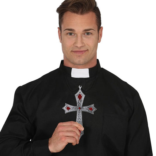 Halskette mit unheimlichem gotischen Kreuz