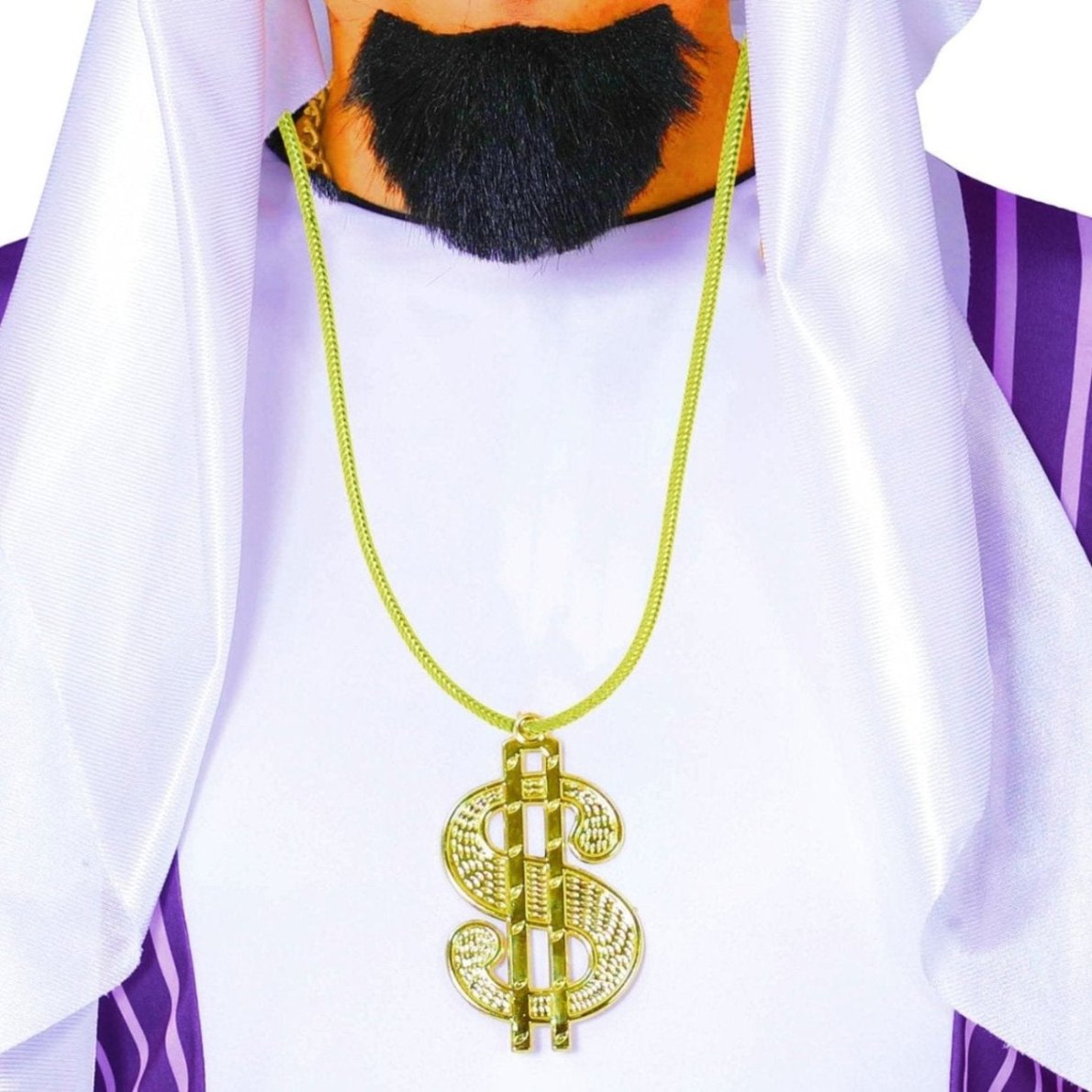 Kette mit goldenem Dollar