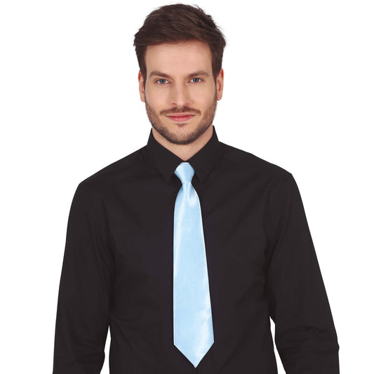 Hellblaue Krawatte