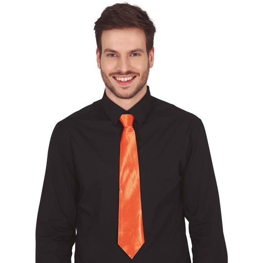 Orangefarbene Krawatte