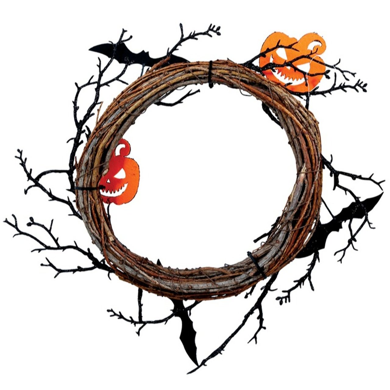 Halloween-Kürbiskranz