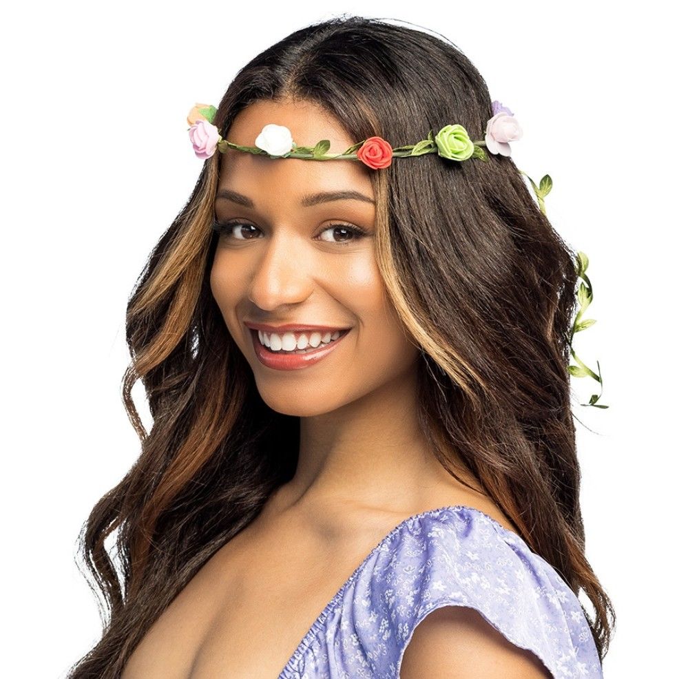 Bunte Blumenkrone
