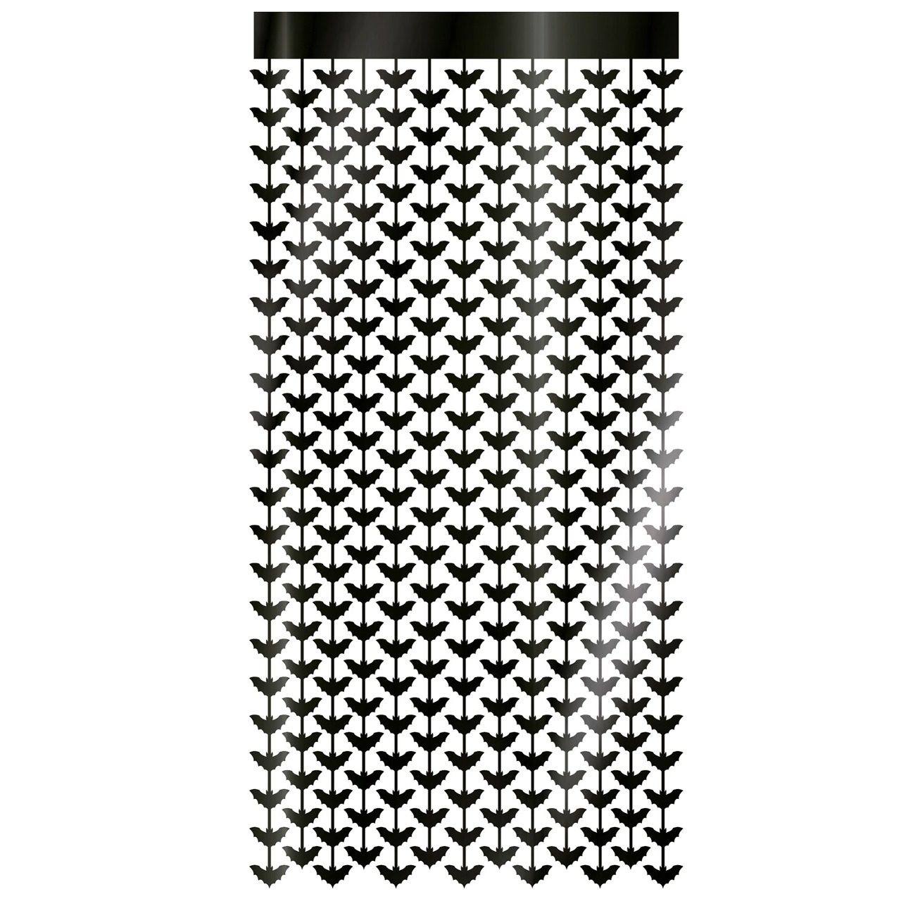 Gruselige Fledermausvorhang