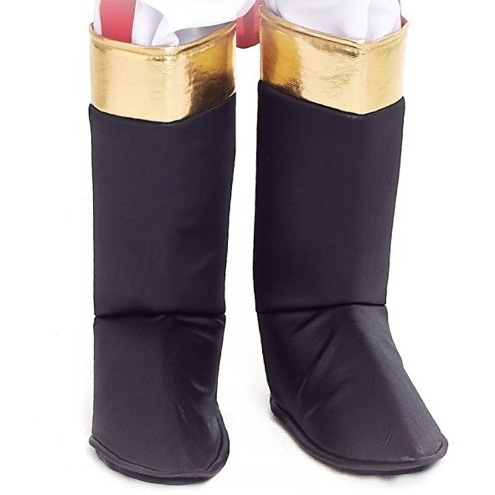 Schwarz, golden Stiefelüberzieher für Kinder