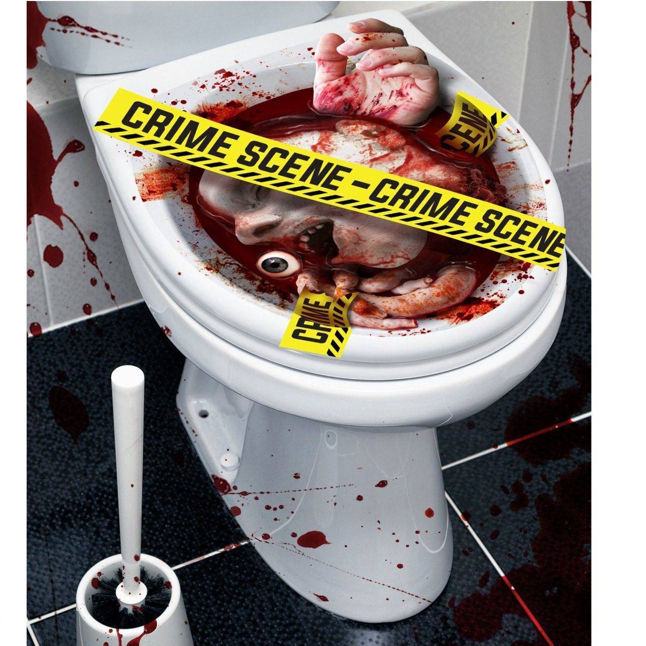 WC-Deko "CRIME SCENE"