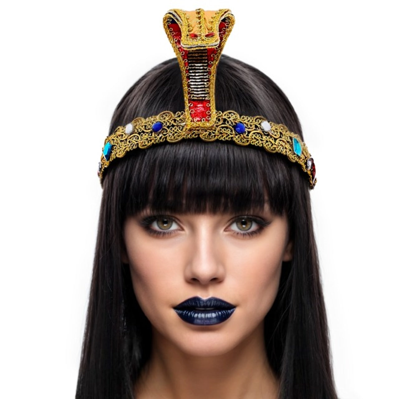 Glänzender ägyptischer Schlangen-Haarreif