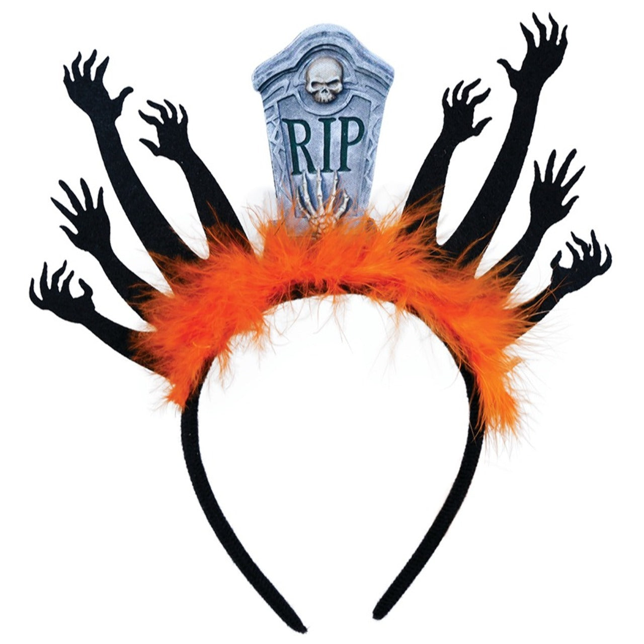 Zombie Grabstein Stirnband