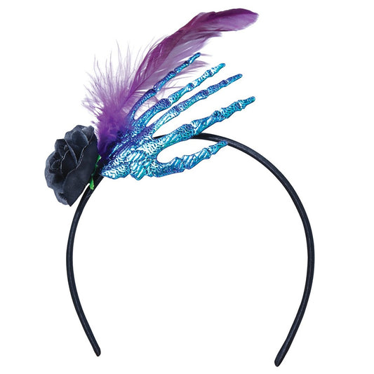 Haarreif mit Horror-Hand