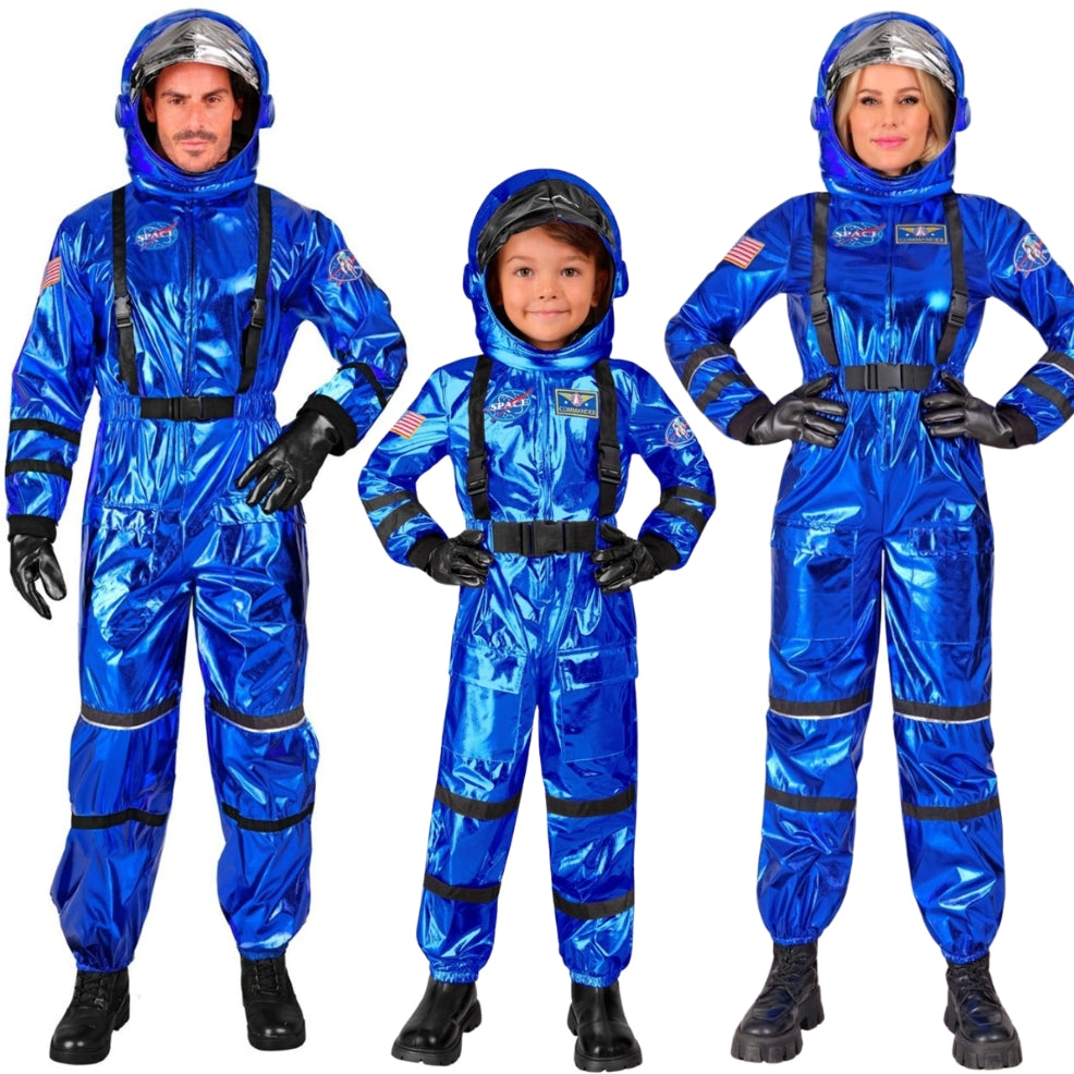 Astronaut Space Blau Gruppenkostüme
