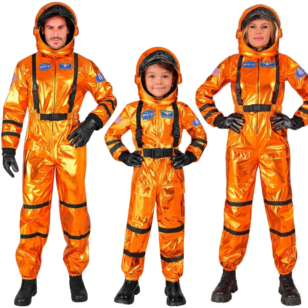 Astronaut Space Orange Gruppenkostüme