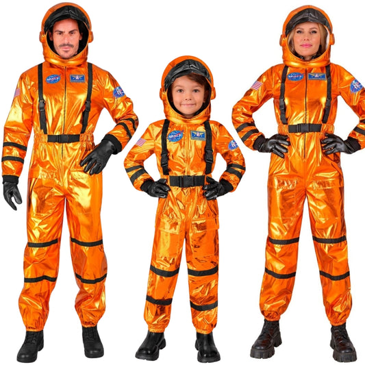 Astronaut Space Orange Gruppenkostüme