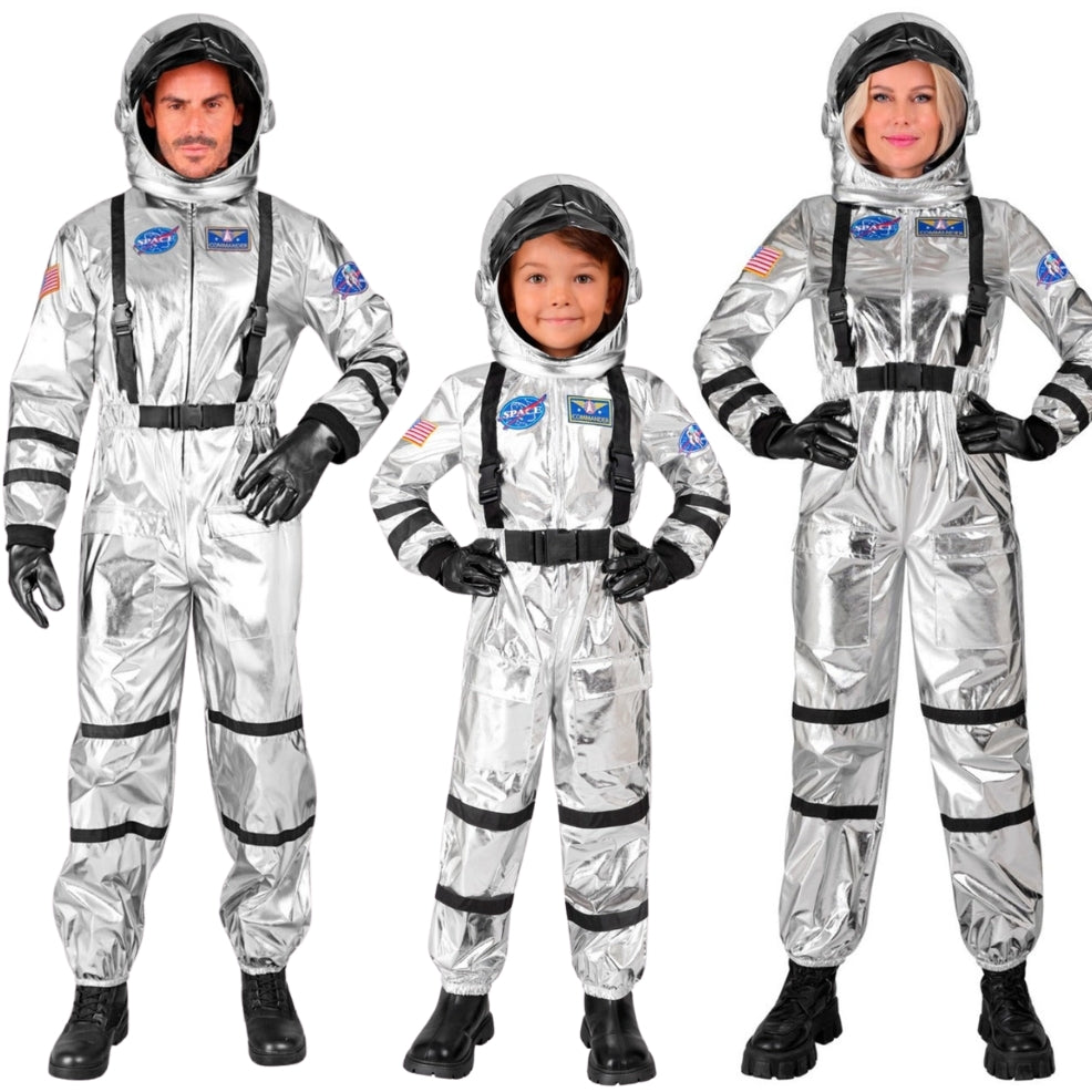Astronaut-Space Silber Gruppenkostüme