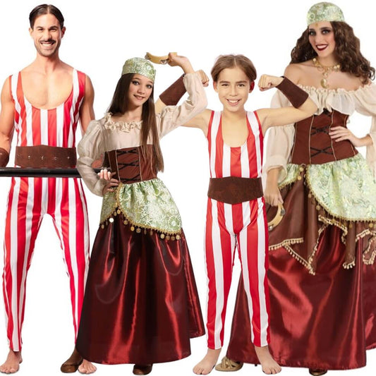 Klassischer Zirkus Gruppenkostüme