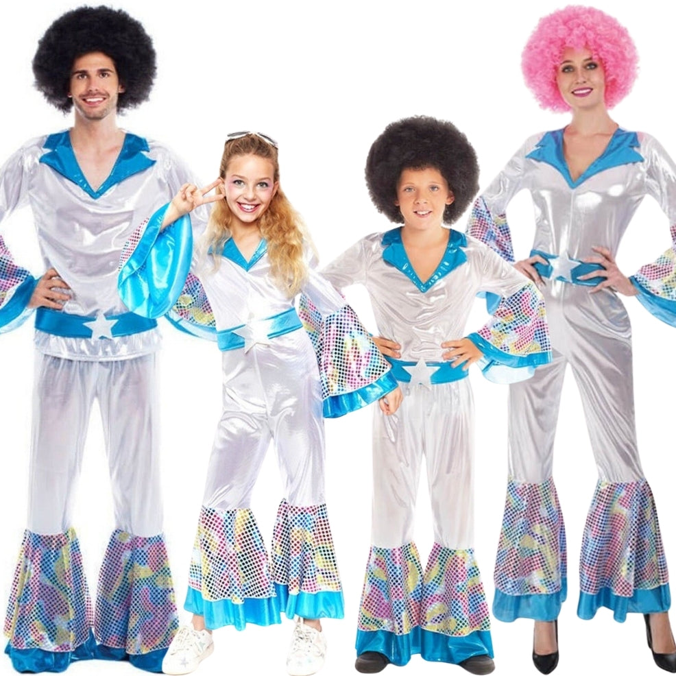 Disco Abba Deluxe Gruppenkostüme