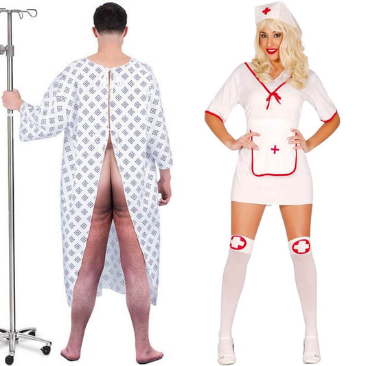 Krankenschwester und Patient Gruppenkostüme