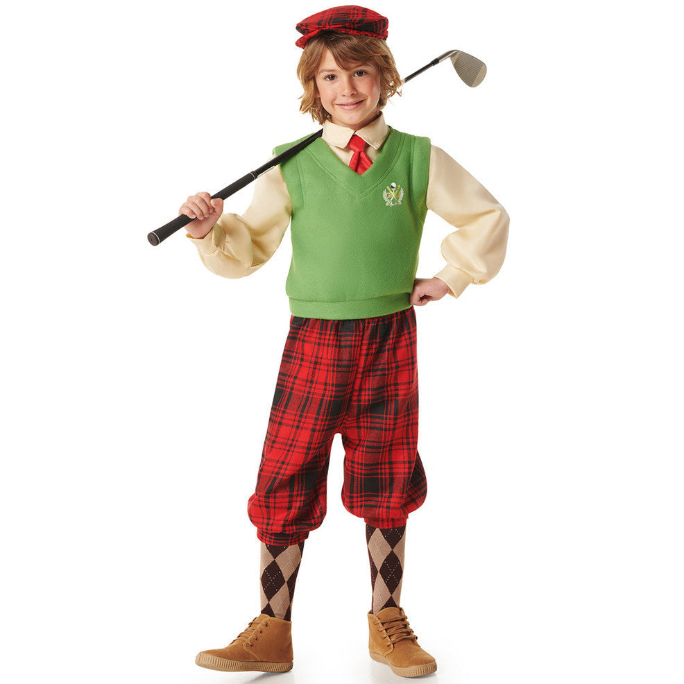 Golfspieler-Karomuster Gruppenkostüme