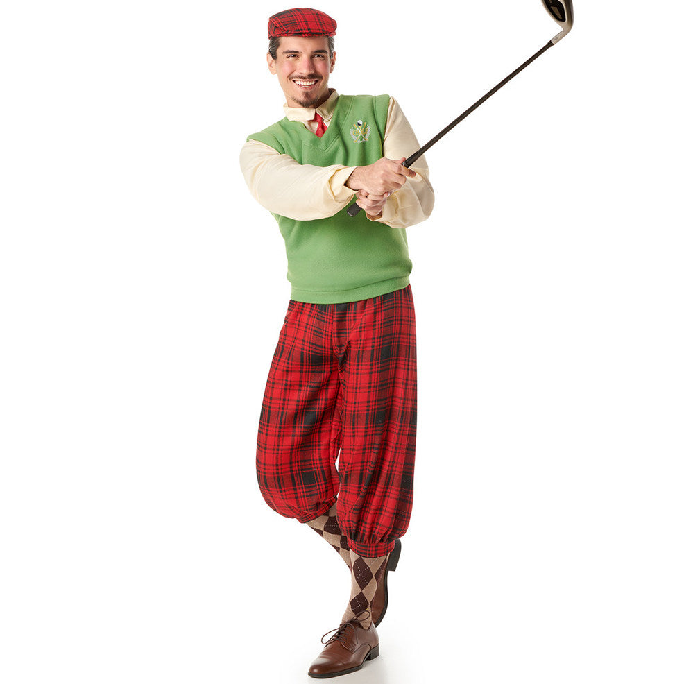 Golfspieler-Karomuster Gruppenkostüme