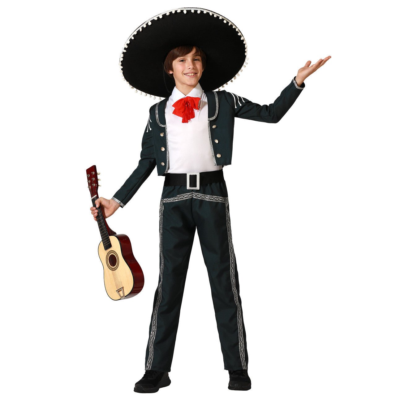 Schwarze Mariachi-Gruppenkostüme