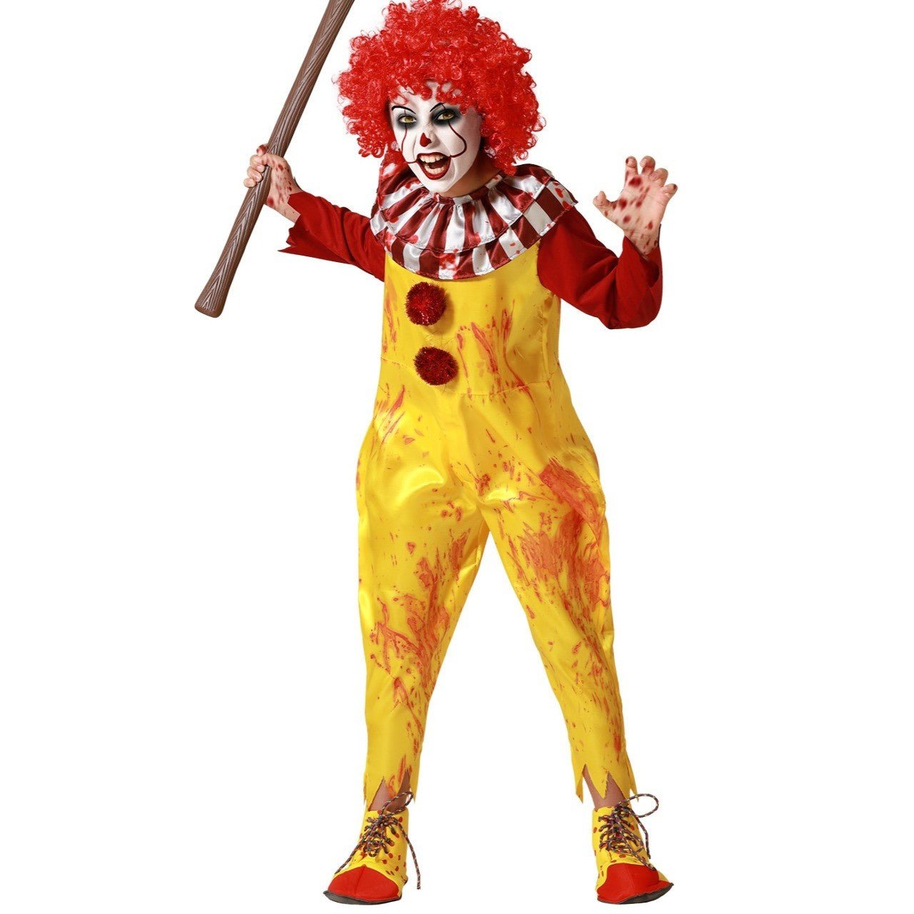 Gruselige McDonald-Clowns Gruppenkostüme