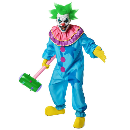 Bunte Killerclown-Gruppenkostüme
