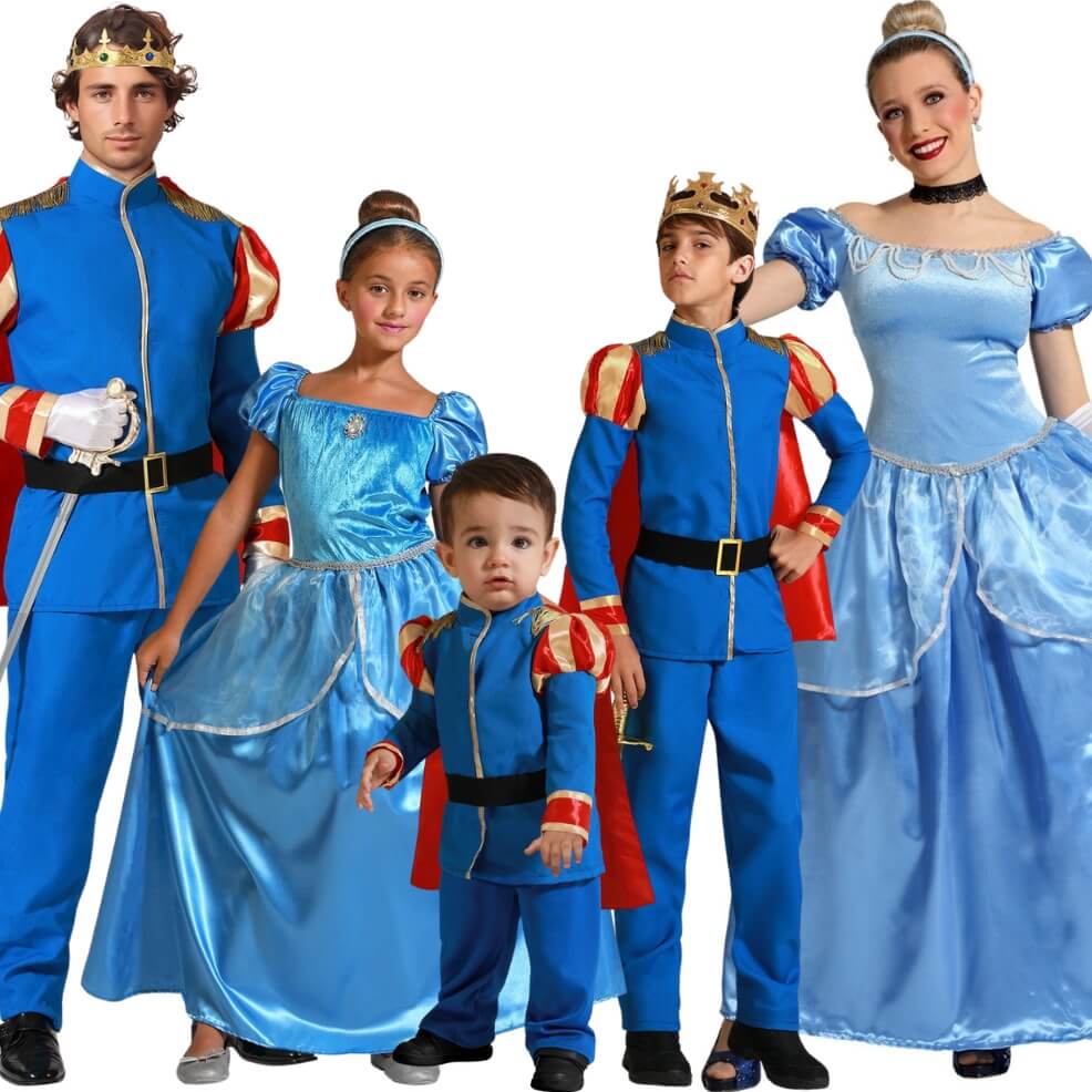 Prinzessin und Prinz Gruppenkostüme