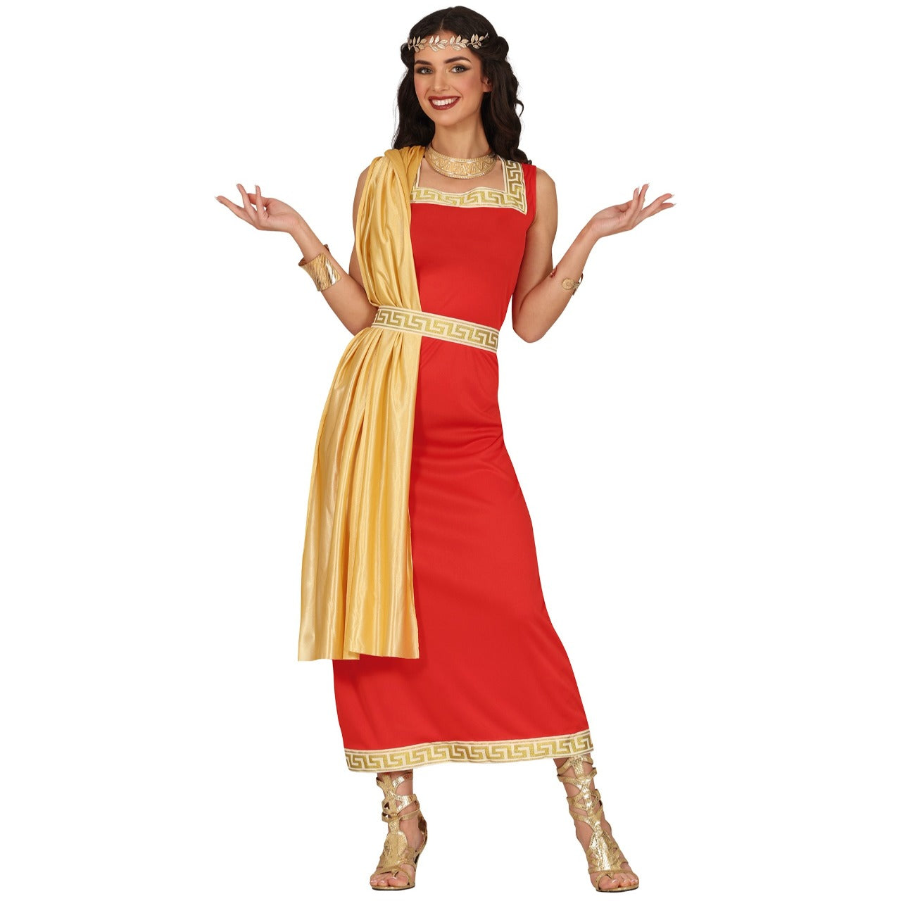 Rote römische Gruppenkostüme