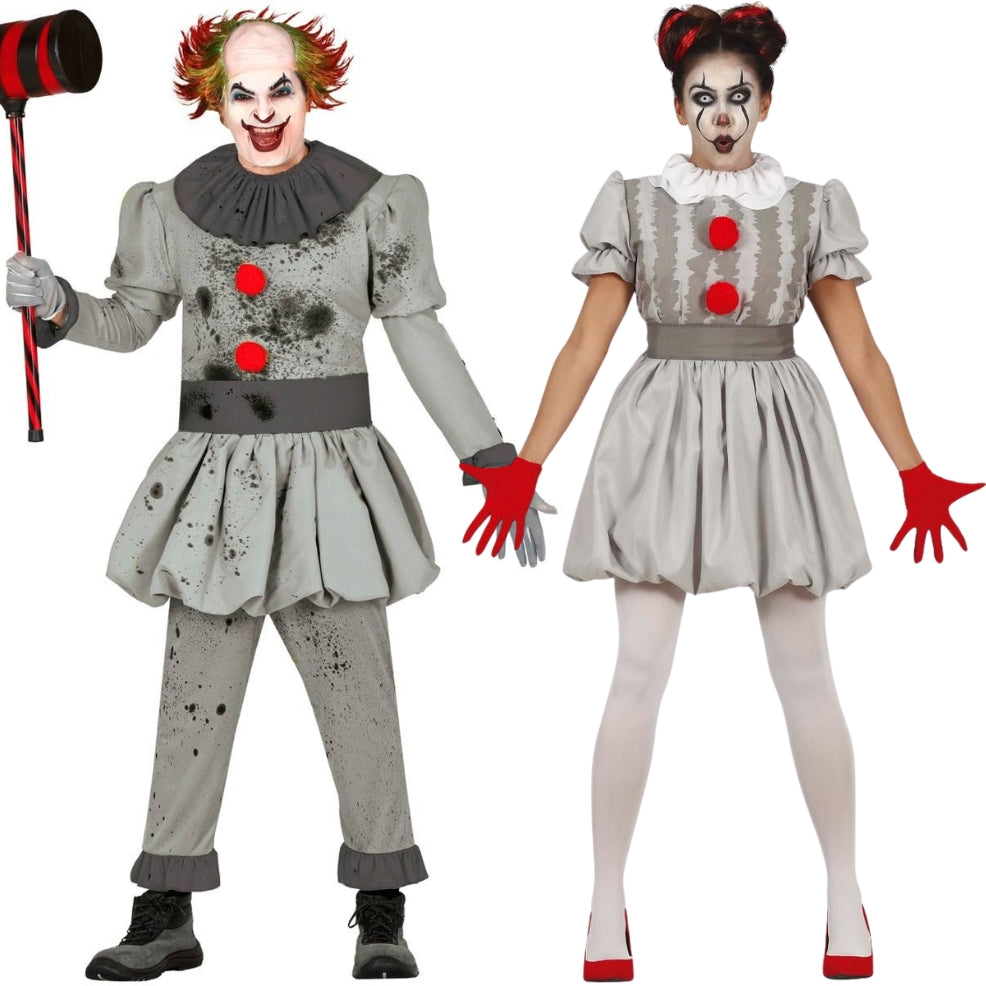Killer-Clown Paarkostüme