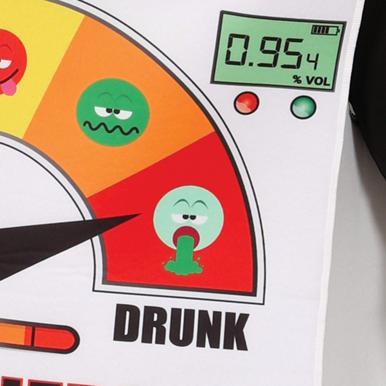 Alkoholtester-Fun-Kostüm für Erwachsene