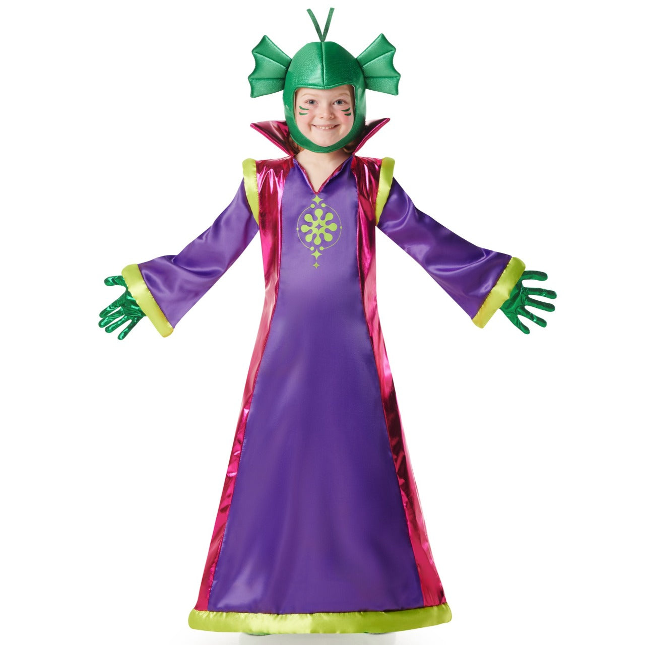 Alien Cosmos Lila Kostüm für Kinder